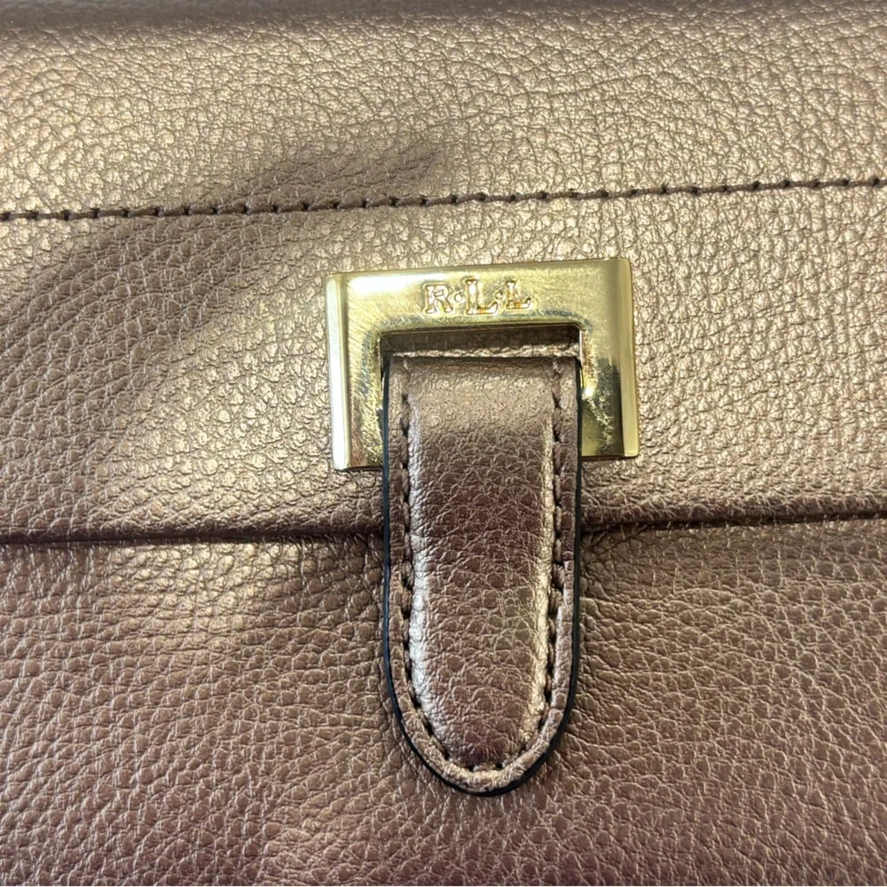 Ralph Lauren Metallic Leather Wallet
